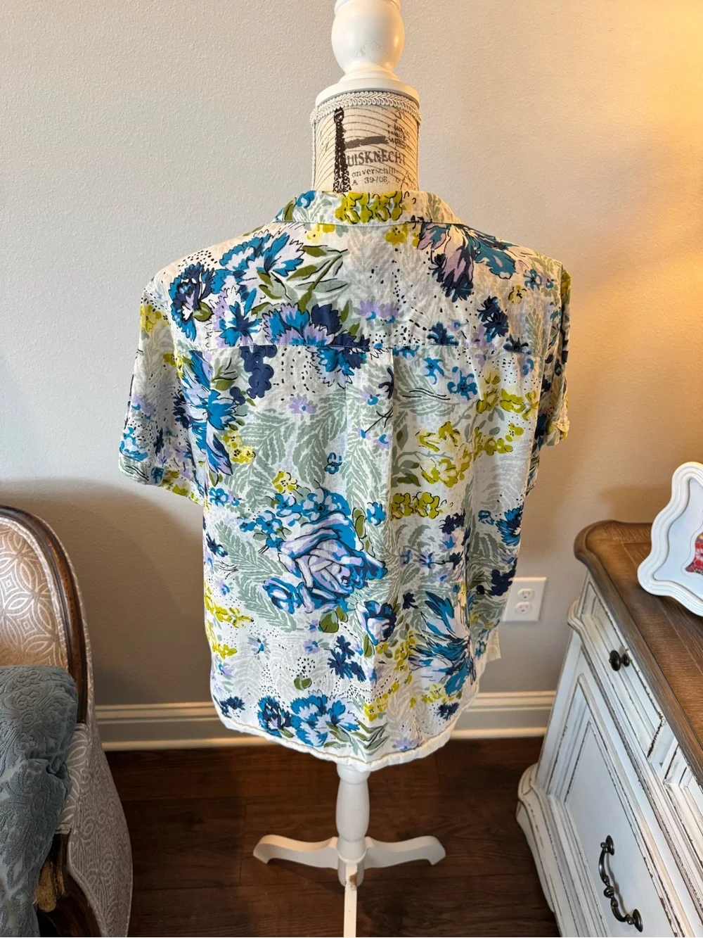 Anthropology Linen Top
